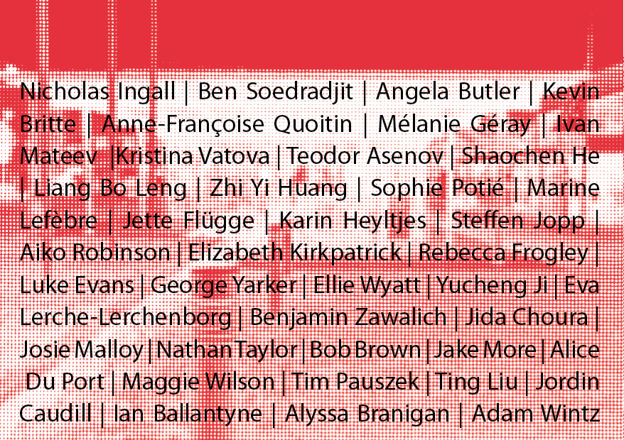 Einladung International Exhibition of Contemporary Student Printmaking 2014 rueck